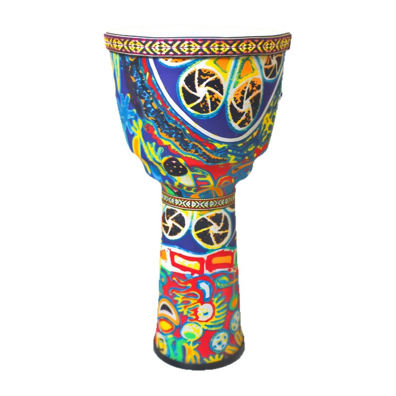 Musical Instrument African - 10-calowy bęben djembe duży dla dorosłych