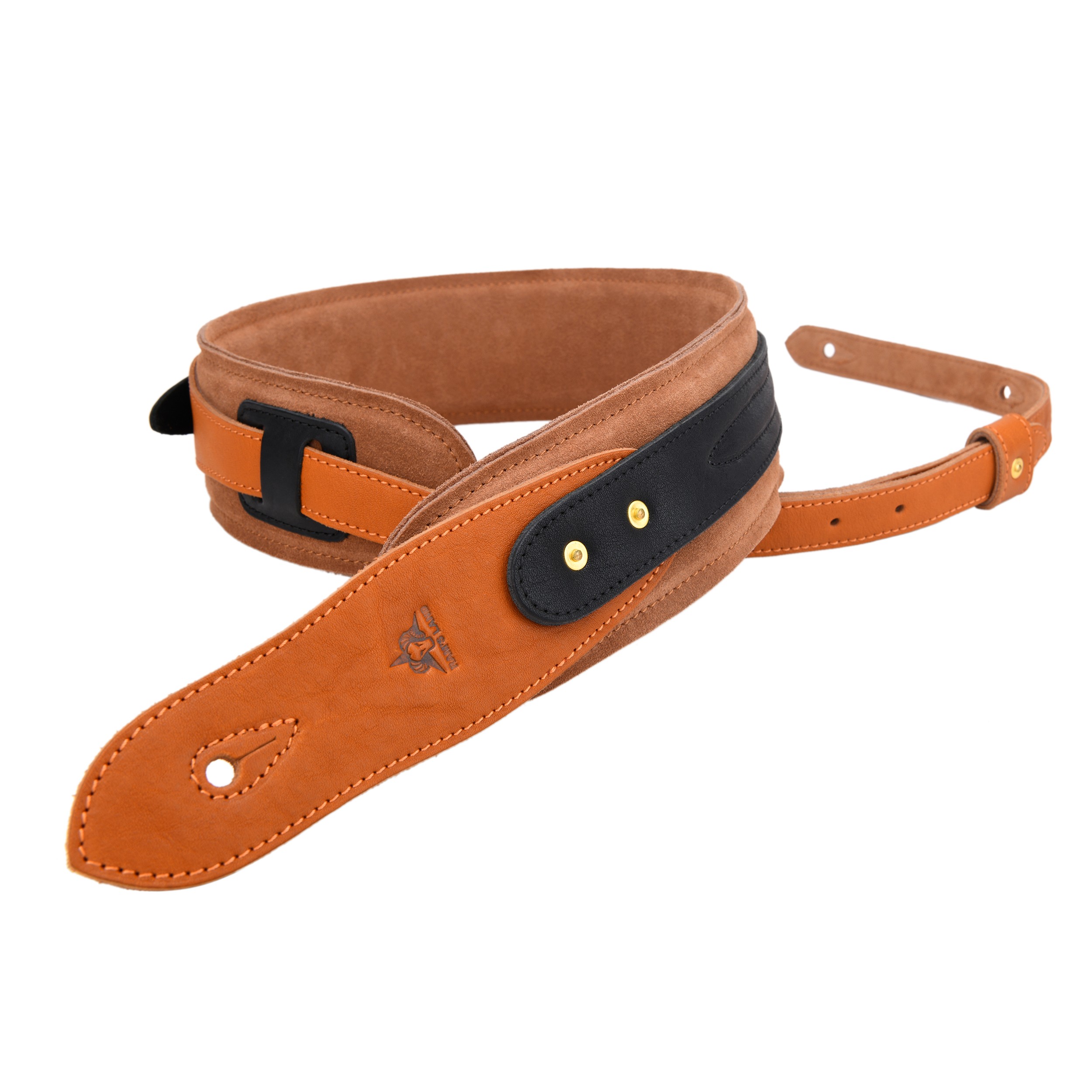 Musical Instrument Band - 3-calowy szeroki skórzany pasek gitarowy z
