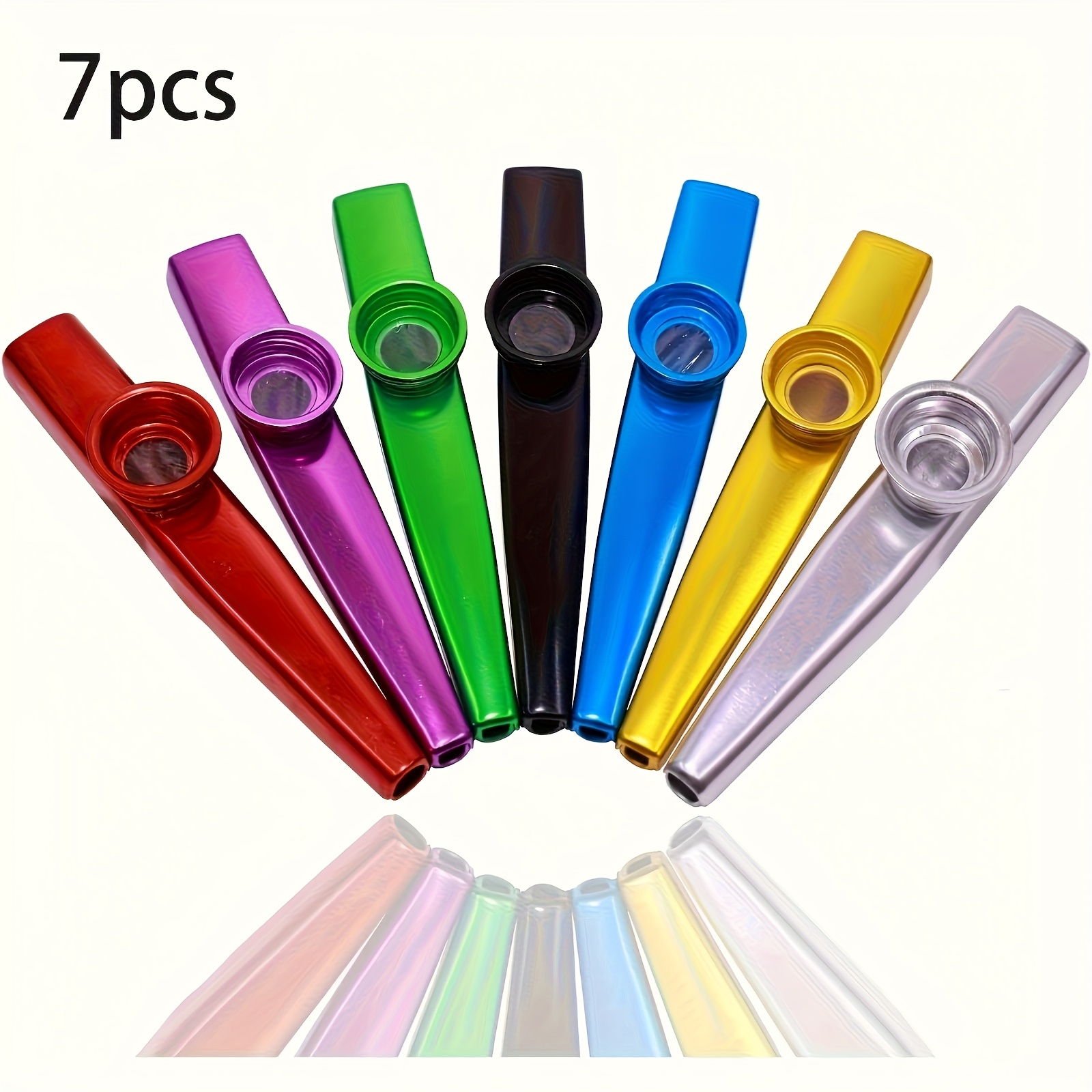 Musical Instrument Organ - 7 szt. Metalowe Kazoo Prosty Design