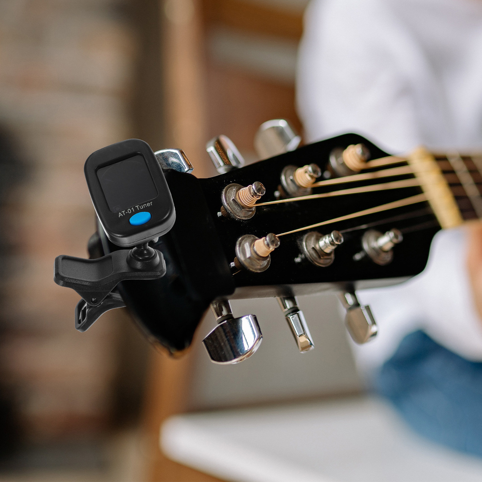 Musical Instrument Bass - Uniwersalny tuner do gitary, skrzypiec, ukulele,