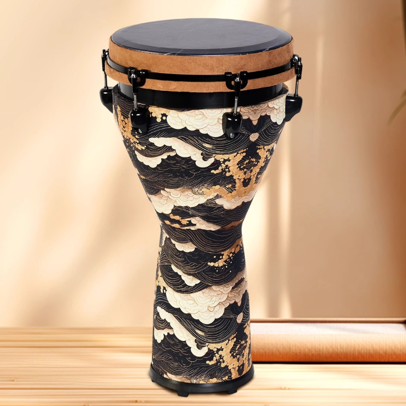 Profesjonalny bęben djembe 12  – Musical Instrument African recenzja i cena