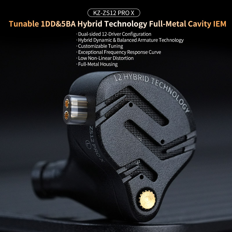 KZ ZS12 PRO X Metal Earphones  – L Musical Instrument recenzja i cena