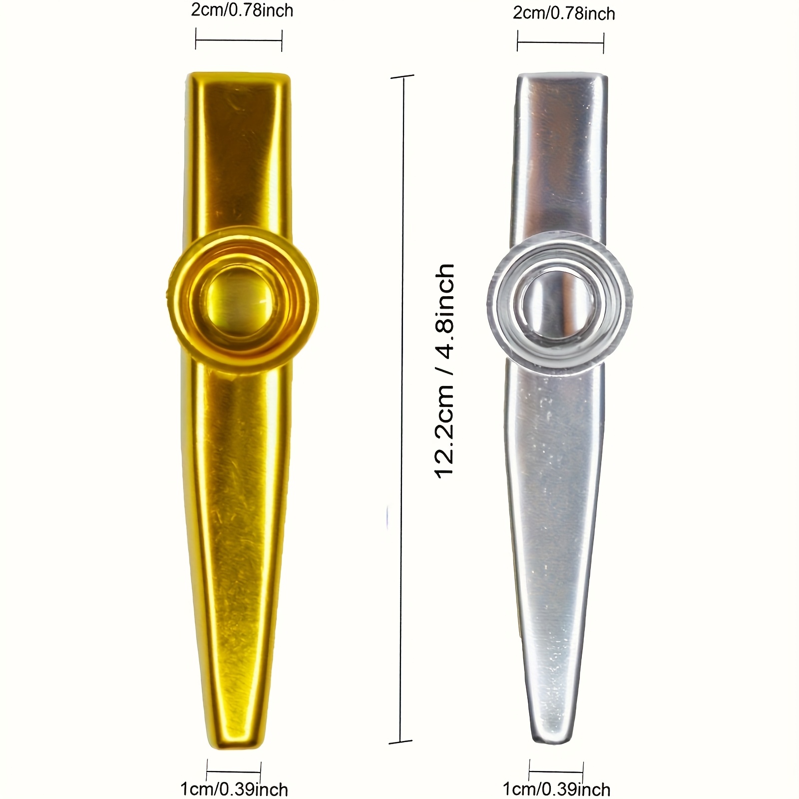 7 szt. Metalowe Kazoo Prosty D – Musical Instrument Organ recenzja i cena