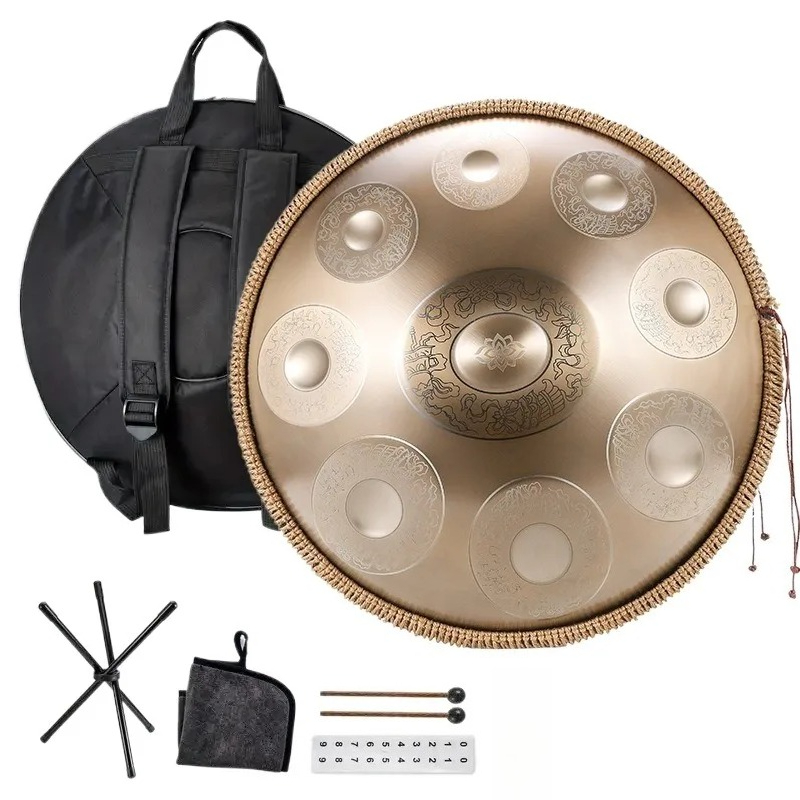 18 cali HandPan ze stali nierd – Musical Instrument Dulcimer recenzja i cena