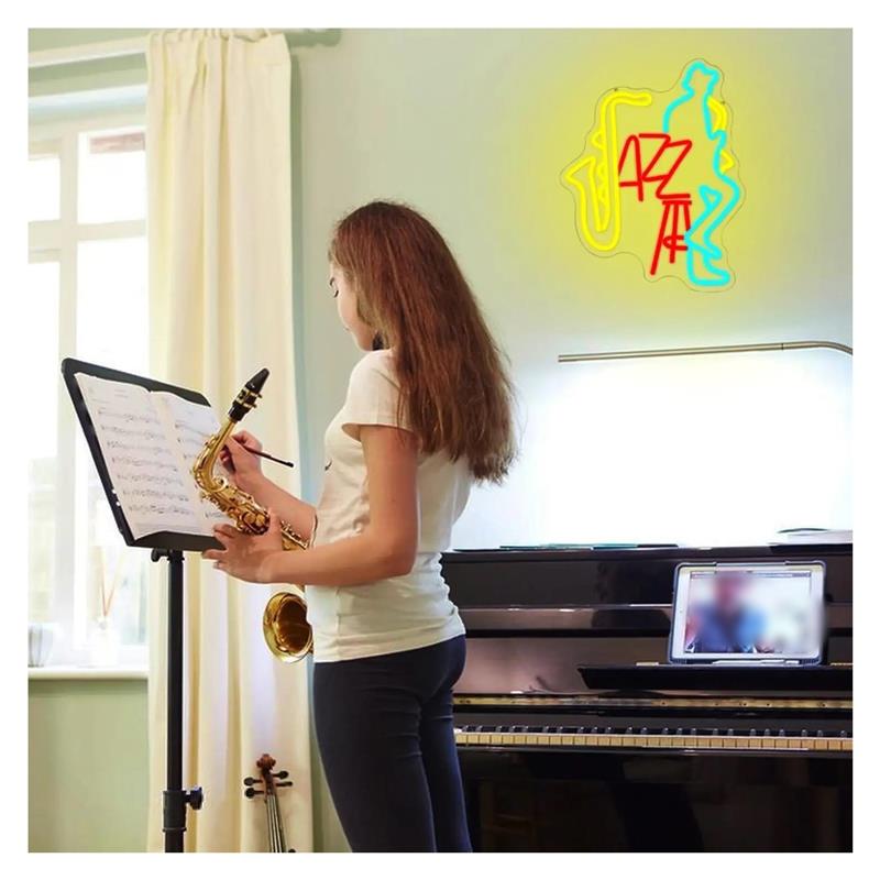 Neonowy znak LED Jazz Live z s – Musical Instrument Shop recenzja i cena