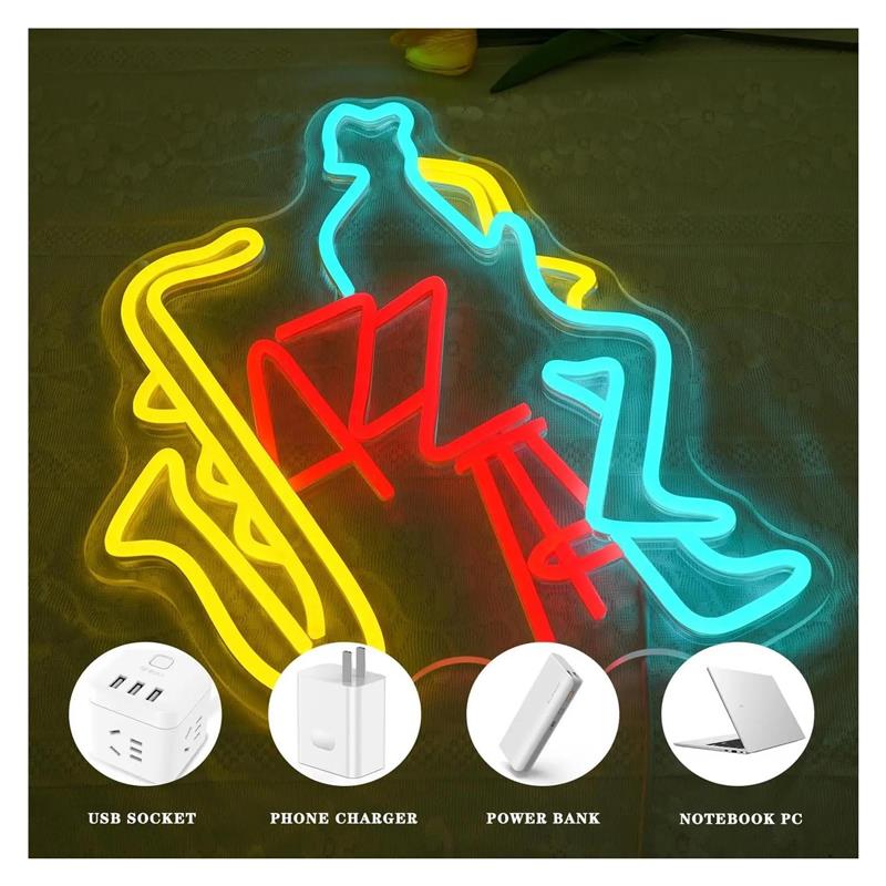 Neonowy znak LED Jazz Live z s – Musical Instrument Shop recenzja i cena