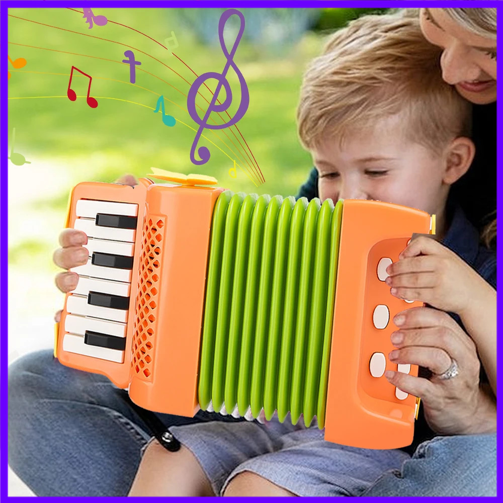 Akordeon dla dzieci, 10 klawis – Musical Instrument Harmonium recenzja i cena