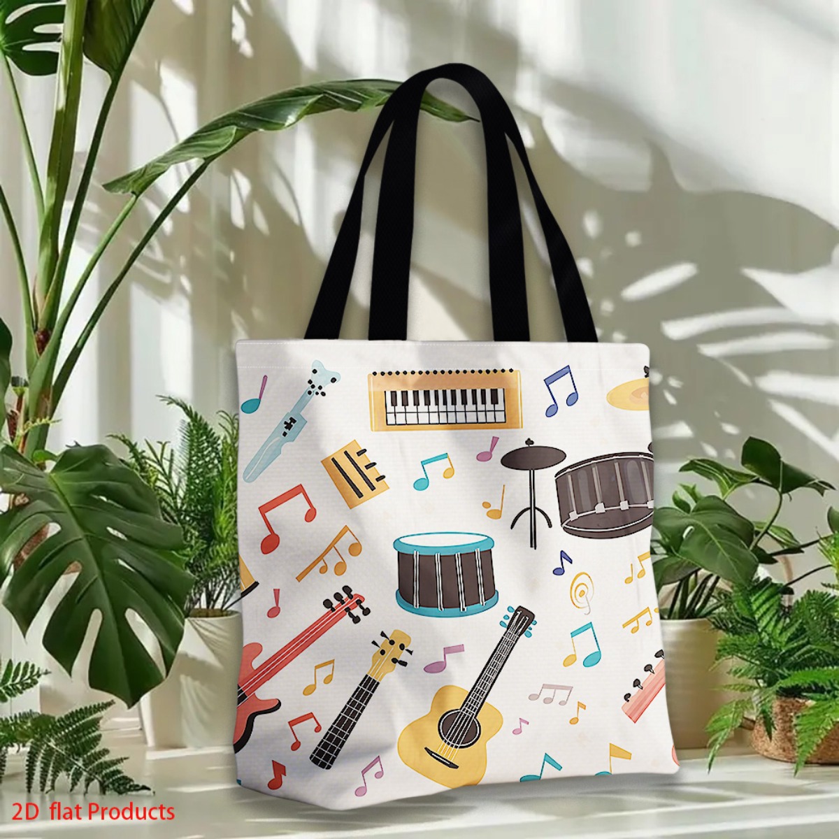 Torba na zakupy z żywym wzorem – Musical Instrument Shop recenzja i cena