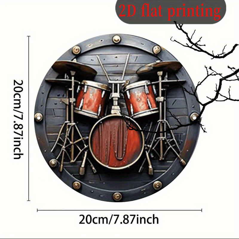 Płaski znak 2D, 1 szt., 20,32x – Musical Instrument Band recenzja i cena