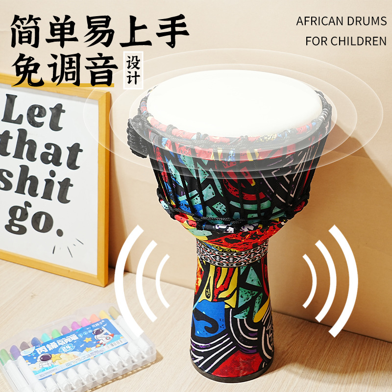 Bęben afrykański z PVC, skóra  – Musical Instrument African recenzja i cena